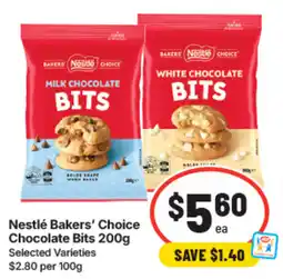 IGA Nestlé Bakers' Choice Chocolate Bits offer