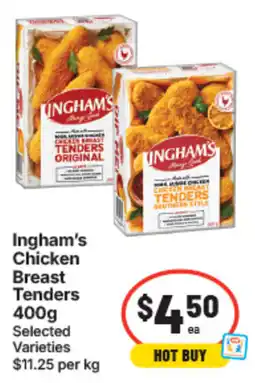 IGA Ingham's Chicken Breast Tenders offer
