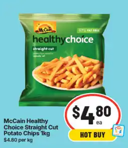 IGA McCain Healthy Choice Straight Cut Potato Chips offer