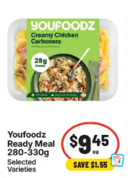 IGA Youfoodz Creamy Chicken Carbonara offer