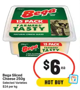 IGA Bega Sliced Cheese offer