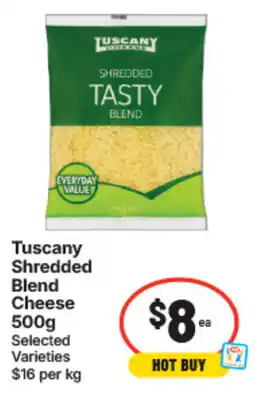 IGA Tuscany Shredded Blend Cheese offer