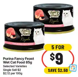 IGA Purina Fancy Feast Wet Cat Food offer