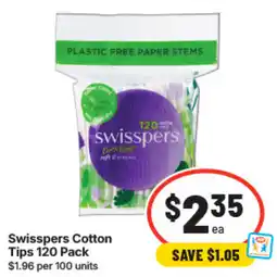 IGA Swisspers Cotton Tips offer