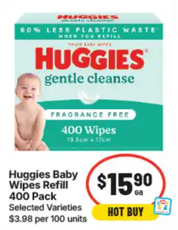 IGA Huggies Baby Wipes Refill offer