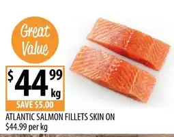 Supabarn Atlantic Salmon Fillets Skin On offer