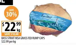 Supabarn Bass Strait MSA Grass Fed Rump Caps offer