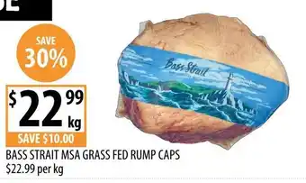 Supabarn Bass Strait MSA Grass Fed Rump Caps offer