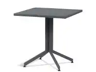 LivingStyles Wanika Commercial Grade Foldable Indoor/Outdoor Square Dining Table, 70cm, Grey offer