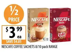 Supabarn Nescafe Coffee Sachets offer