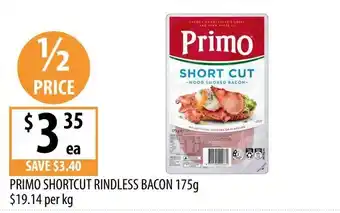 Supabarn Primo Shortcut Rindless Bacon offer