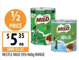 Supabarn Nestle Milo 395/460g Range offer