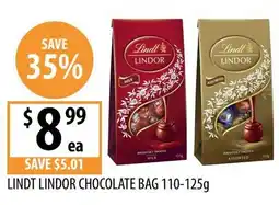Supabarn Lindt Lindor Chocolate Bag offer