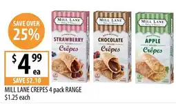 Supabarn Mill Lane Crepes offer