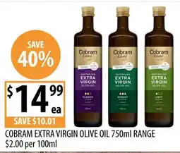 Supabarn Cobram Extra Virgin Olive Oil offer
