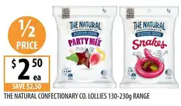 Supabarn The Natural Confectionery Co. Lollies offer