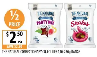 Supabarn The Natural Confectionery Co. Lollies offer