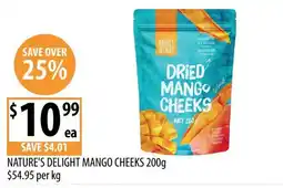 Supabarn Nature's Delight Mango Cheeks offer