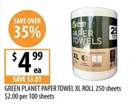 Supabarn Green Planet Paper Towel XL Roll offer