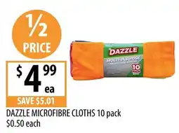 Supabarn Dazzle Microfibre Cloths offer