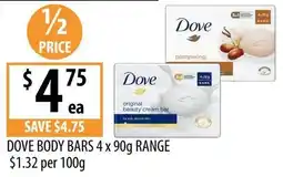 Supabarn Dove Body Bars offer
