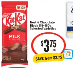 IGA Nestlé Chocolate Block offer