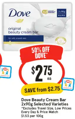 IGA Dove Beauty Cream Bar offer