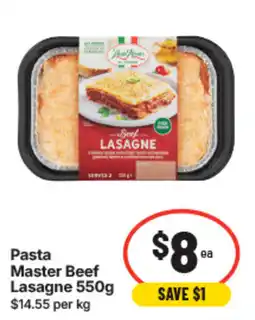 IGA Pasta Master Beef Lasagne offer