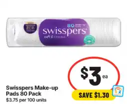 IGA Swisspers Make-up Pads offer