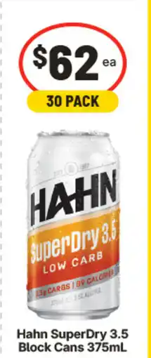 IGA Hahn SuperDry 3.5 Block Cans offer