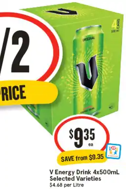IGA V Energy Drink offer