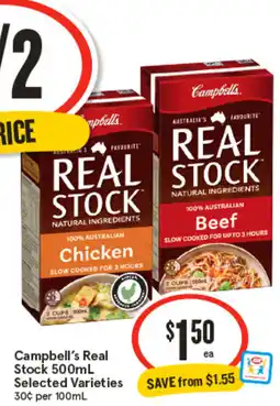 IGA Campbell's Real Stock offer