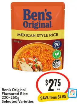 IGA Ben's Original Flavoured Rice offer