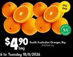 Drakes South Australian Oranges offer
