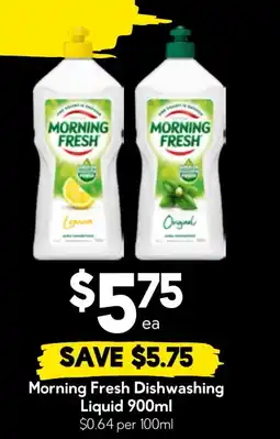 Drakes Morning Fresh Dishwashing Liquid offer