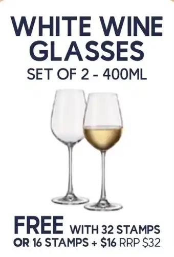 Drakes White Wine Glasses offer