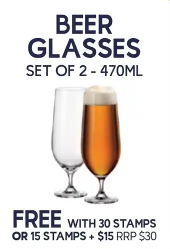 Drakes Beer Glasses offer