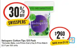 IGA Swisspers Cotton Tips offer