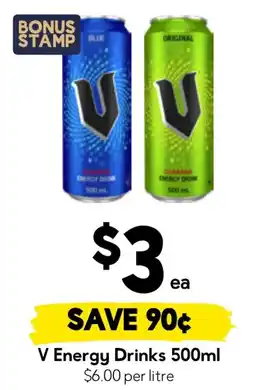 Drakes V Energy Drinks 500ml offer