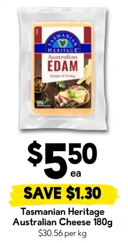 Drakes Tasmanian Heritage Australian Edam offer