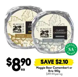 Drakes Maggie Beer Camembert or Brie offer