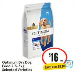 IGA Optimum Dry Dog Food offer