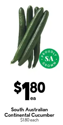 Drakes South Australian Continental Cucumber offer
