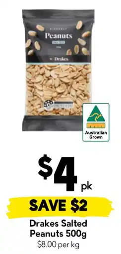 Drakes Drakes Salted Peanuts offer