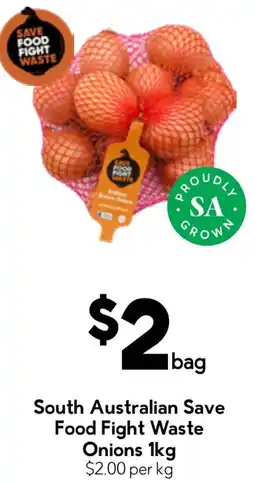 Drakes South Australian Save Food Fight Waste Onions offer