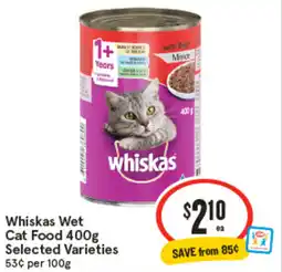 IGA Whiskas Wet Cat Food offer