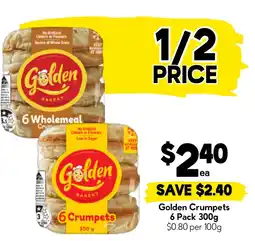 Drakes Golden Crumpets offer