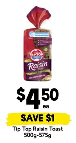 Drakes Tip Top Raisin Toast offer