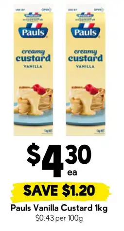 Drakes Pauls Vanilla Custard offer