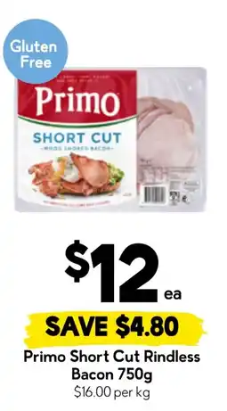 Drakes Primo Short Cut Rindless Bacon offer